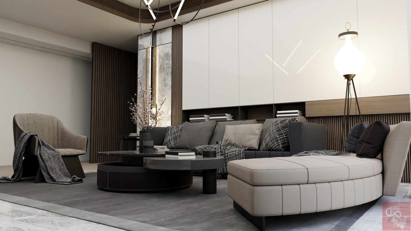 Воздушность, свежесть, лёгкость можно передать не только через светлые оттенки, но и с помощью форм.